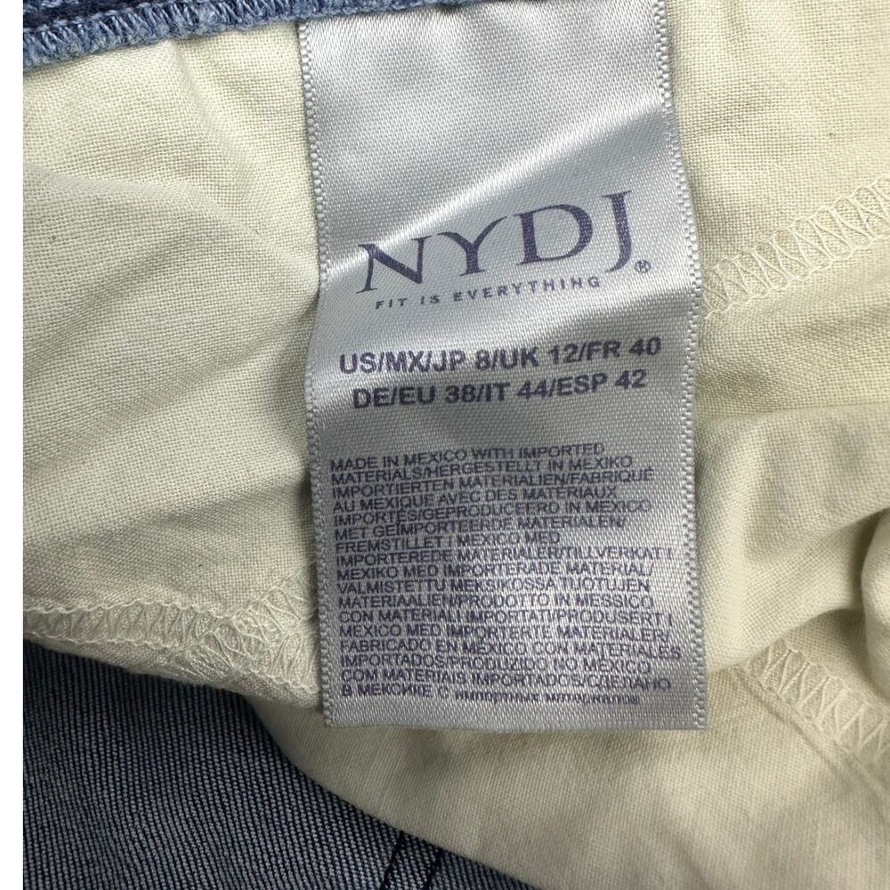 NYDJ Pull On Skinny Ankle Jeans Women 8 Aquino Medium Wash Lift Tuck NWT - Picture 6 of 6